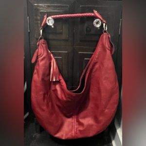 Red Hobo bag purse